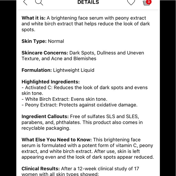 Kiehl’s Clearly Corrective Dark Spot Serum - Picture 7 of 10